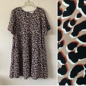 Leopard Print Women's Dress